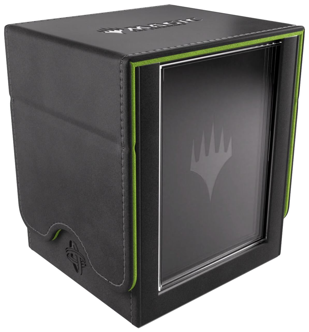 Image for Magic: The Gathering Secrets of Strixhaven Squire Plus 100+ XL - Black / Green - Deck Boxes