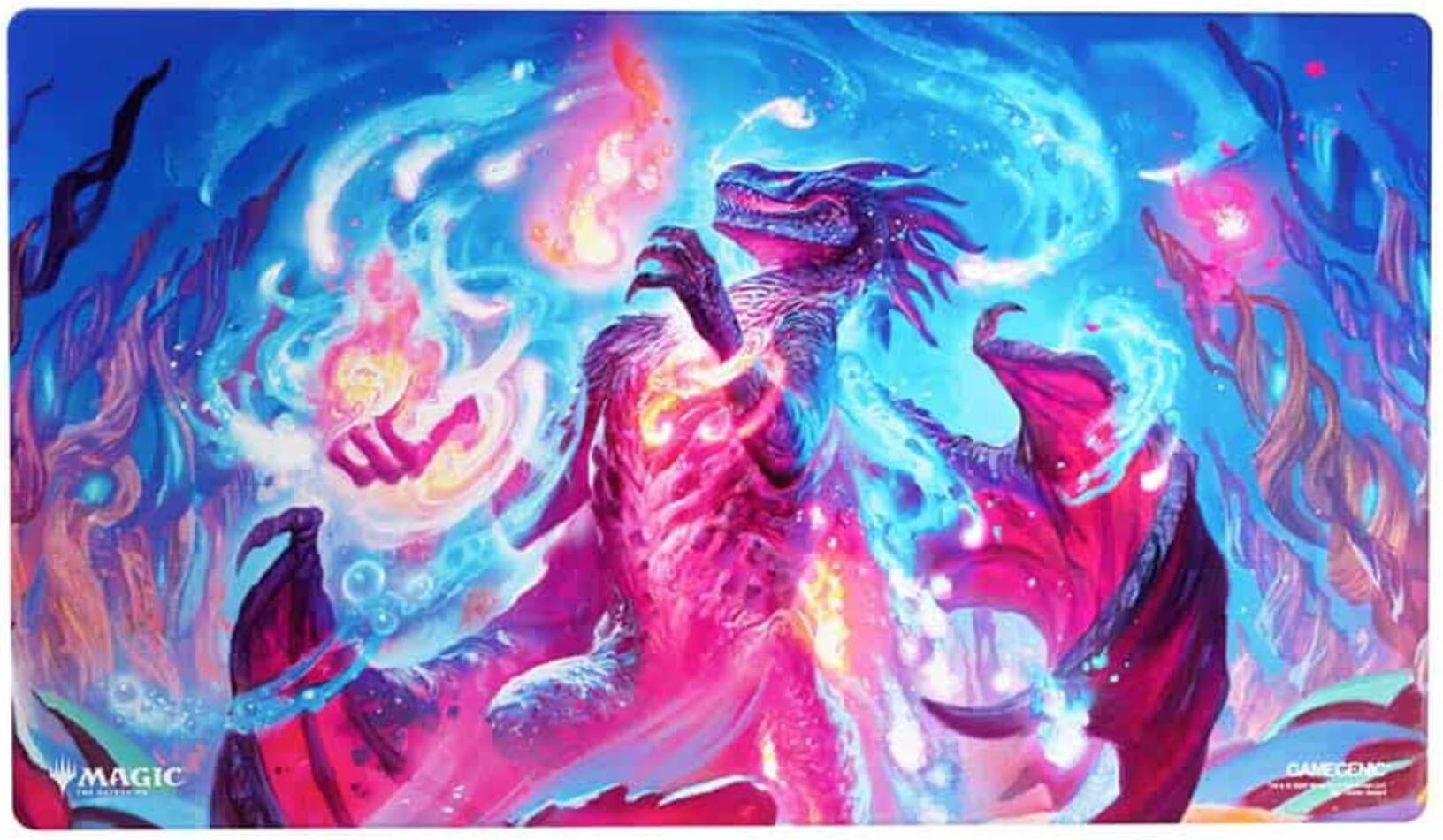 Image for Magic: The Gathering Secrets of Strixhaven Shiny Playmat - Prismari, The Inspiration - Playmats