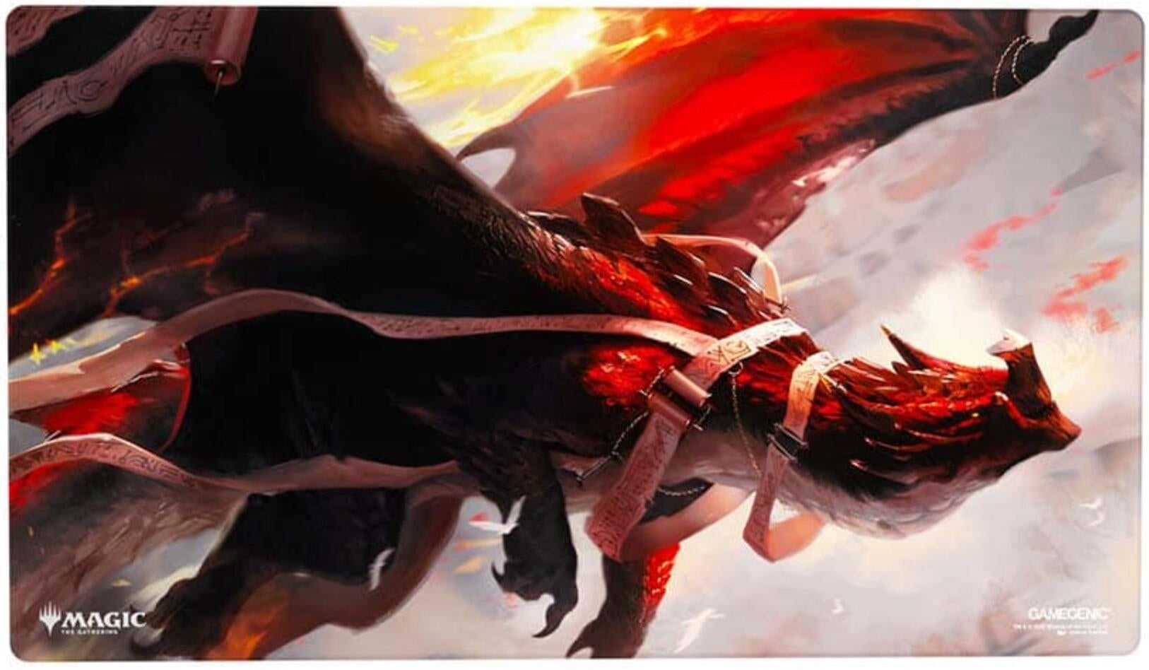 Image for Magic: The Gathering Secrets of Strixhaven Shiny Playmat - Lorehold, The Historian - Playmats