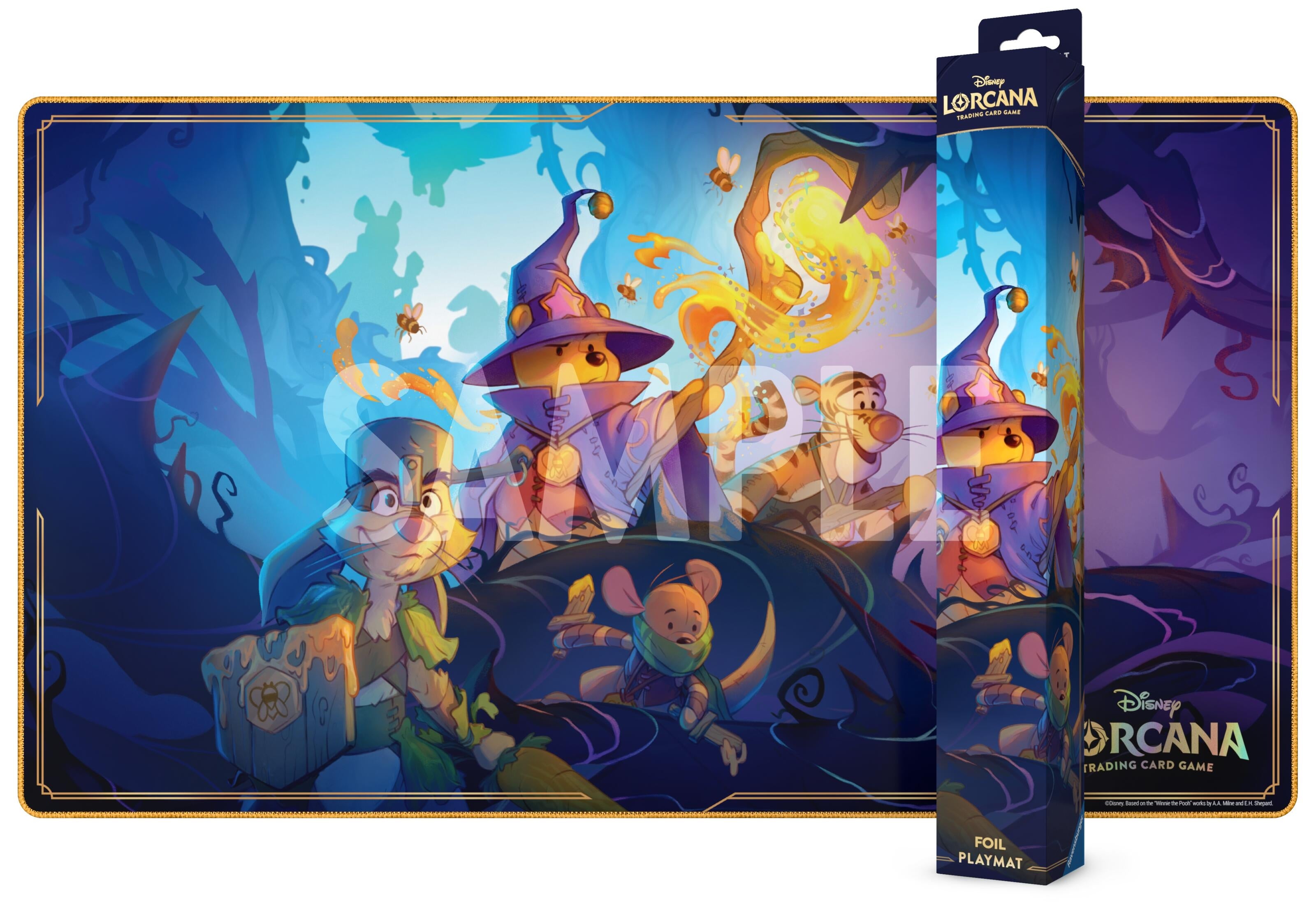 Image for Disney Lorcana: Winnie the Pooh - With a Few Good Friends Foil Playmat - Playmats