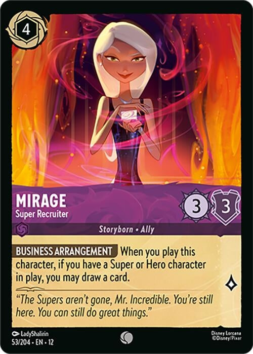 Image for Mirage - Super Recruiter (53/204) (Wilds Unknown) (12) - Disney Lorcana