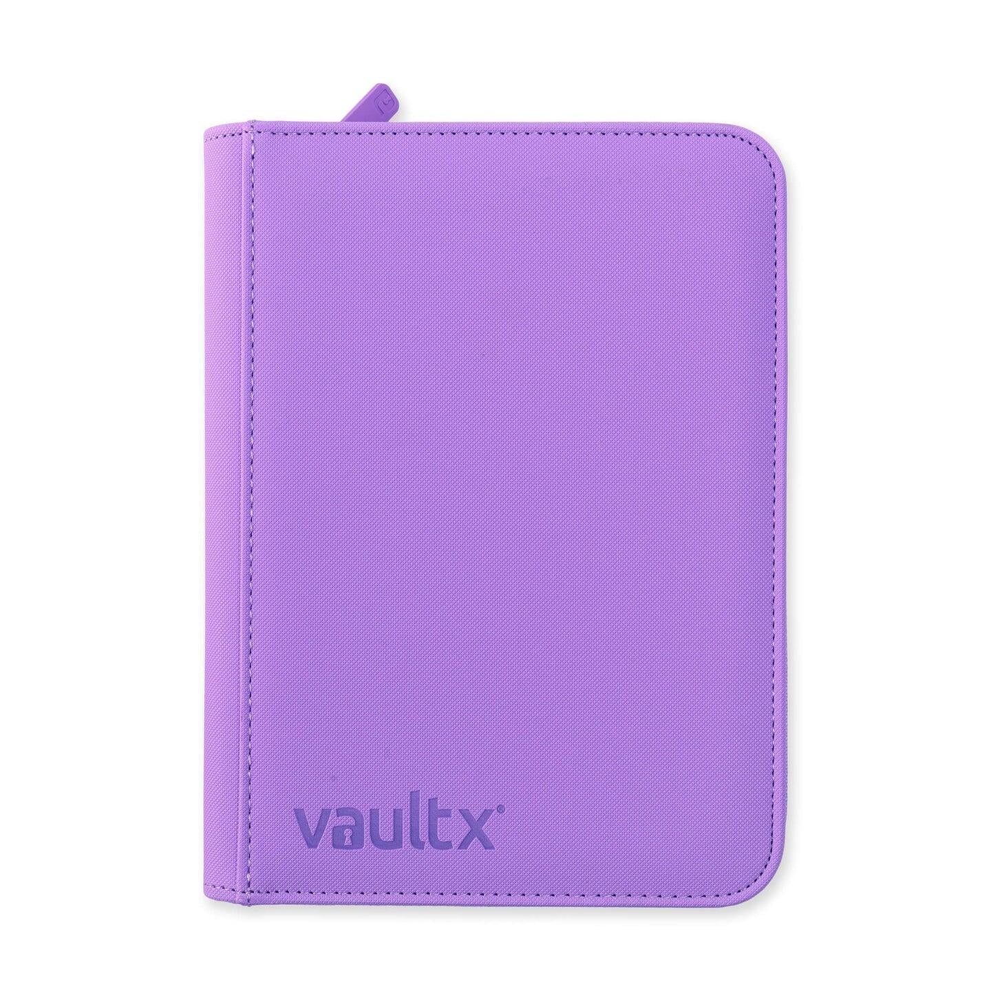 Image for Vault X Zip Binder Exo-Tec - Just Purple 4 Pocket - Storage Albums