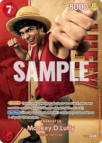 Image for Monkey.D.Luffy - P-140 (Premium Card Collection -Live Action Edition Vol.2 Straw Hat Crew-) (P-140) (One Piece Promotion Cards) (OP-PR) - One Piece Card Game