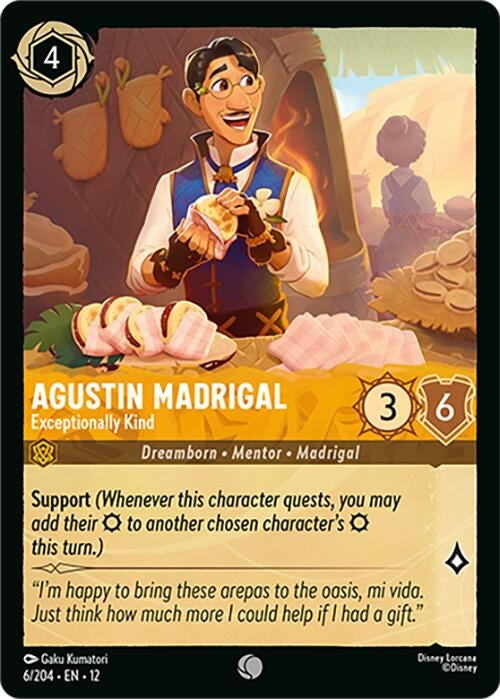 Image for Agustin Madrigal - Exceptionally Kind (6/204) (Wilds Unknown) (12) - Disney Lorcana