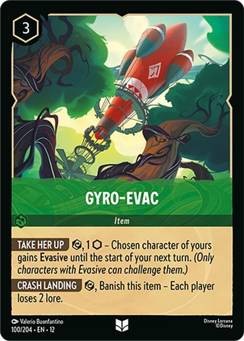 Image for Gyro-Evac (100/204) (Wilds Unknown) (12) - Disney Lorcana