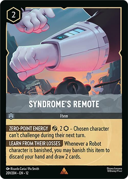 Image for Syndrome's Remote (201/204) (Wilds Unknown) (12) - Disney Lorcana