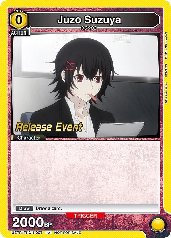 Image for Juzo Suzuya (007) (UEPR/TKG-1-007) (UE18BT: Tokyo Ghoul Release Event Cards) (UE18BT_RE) - Union Arena