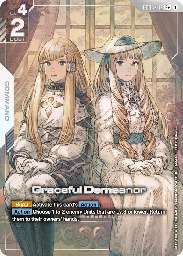 Image for Graceful Demeanor (R+) (GD04-117) (Phantom Aria) (GD04) - Gundam Card Game