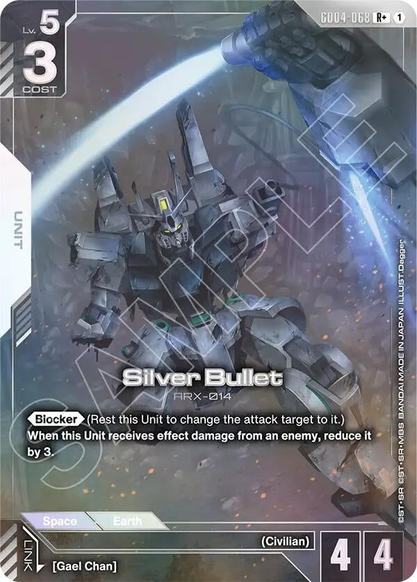 Image for Silver Bullet (R+) (GD04-068) (Phantom Aria) (GD04) - Gundam Card Game