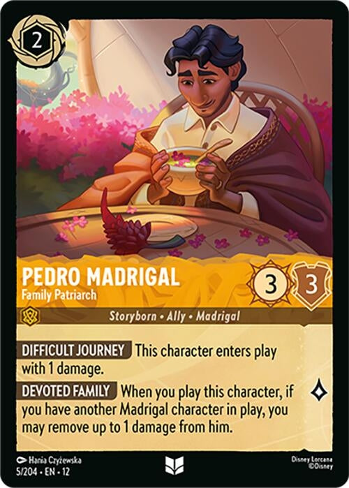Image for Pedro Madrigal - Family Patriarch (5/204) (Wilds Unknown) (12) - Disney Lorcana