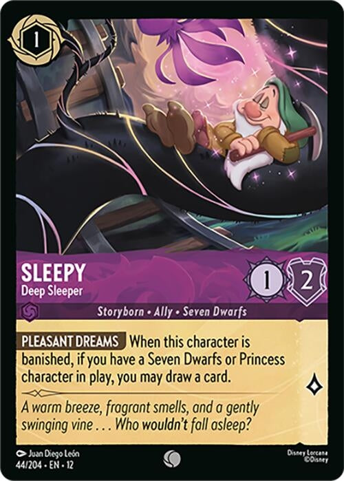 Image for Sleepy - Deep Sleeper (44/204) (Wilds Unknown) (12) - Disney Lorcana