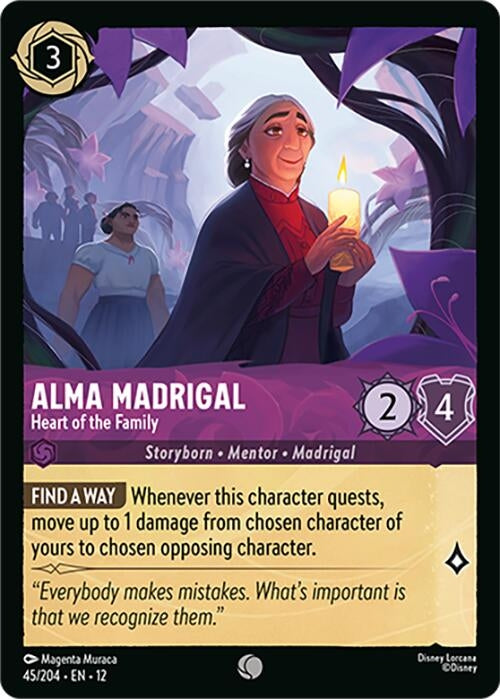 Image for Alma Madrigal - Heart of the Family (45/204) (Wilds Unknown) (12) - Disney Lorcana
