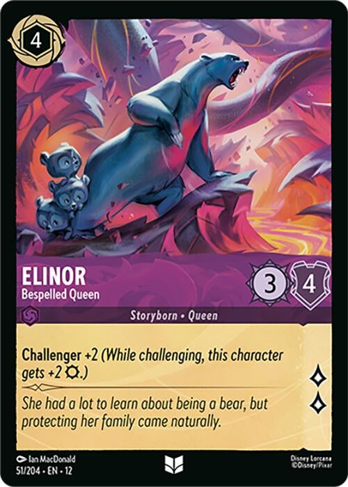 Image for Elinor - Bespelled Queen (51/204) (Wilds Unknown) (12) - Disney Lorcana