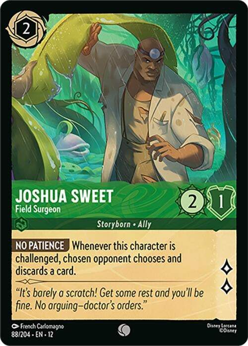 Image for Joshua Sweet - Field Surgeon (88/204) (Wilds Unknown) (12) - Disney Lorcana