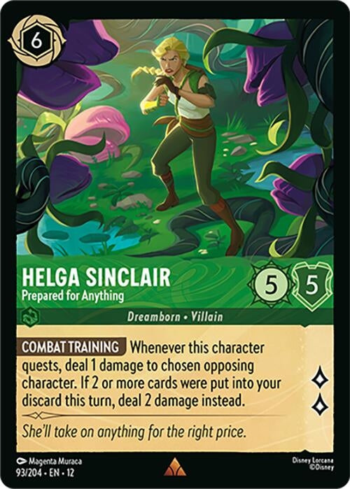 Image for Helga Sinclair - Prepared for Anything (93/204) (Wilds Unknown) (12) - Disney Lorcana