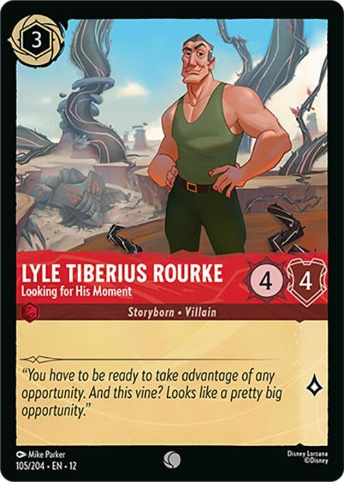 Image for Lyle Tiberius Rourke - Looking for His Moment (105/204) (Wilds Unknown) (12) - Disney Lorcana