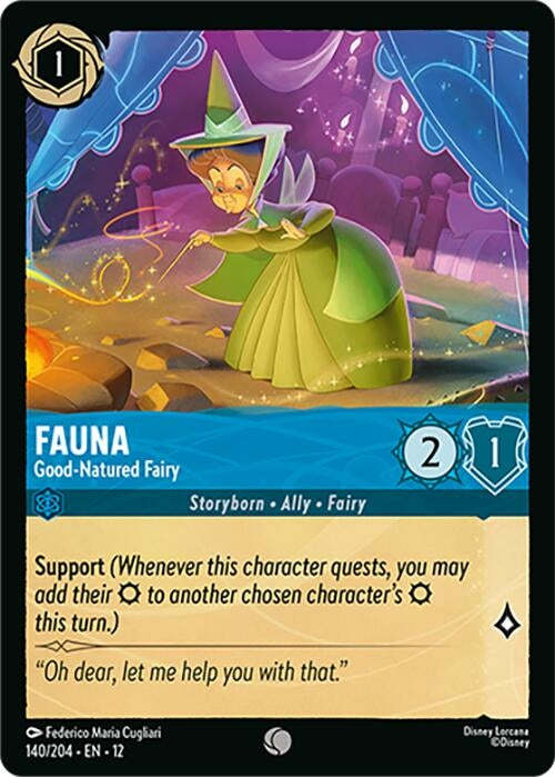 Image for Fauna - Good-Natured Fairy (140/204) (Wilds Unknown) (12) - Disney Lorcana