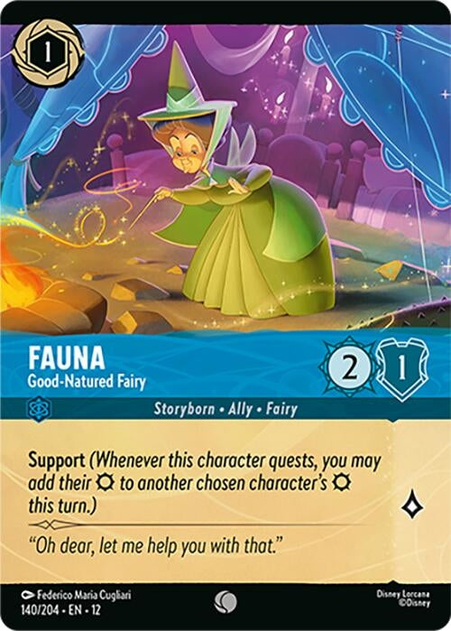 Image for Fauna - Good-Natured Fairy (Foil) (140/204) (Wilds Unknown) (12) - Disney Lorcana