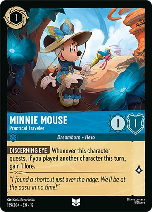 Image for Minnie Mouse - Practical Traveler (159/204) (Wilds Unknown) (12) - Disney Lorcana