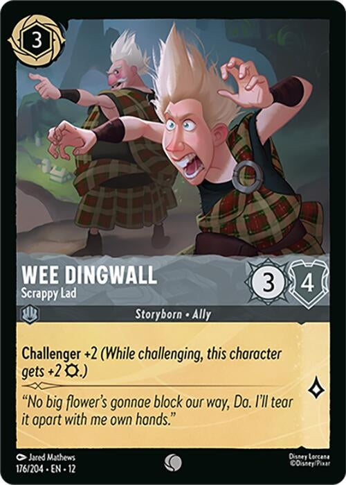 Image for Wee Dingwall - Scrappy Lad (176/204) (Wilds Unknown) (12) - Disney Lorcana