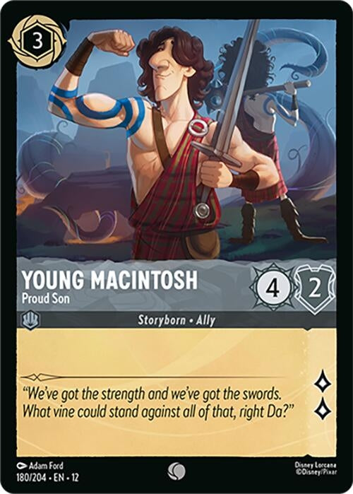 Image for Young Macintosh - Proud Son (180/204) (Wilds Unknown) (12) - Disney Lorcana