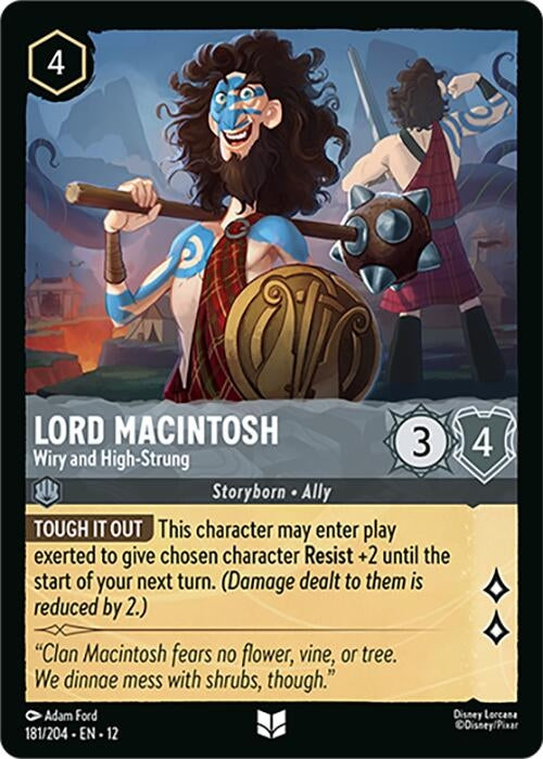 Image for Lord Macintosh - Wiry and High-Strung (181/204) (Wilds Unknown) (12) - Disney Lorcana