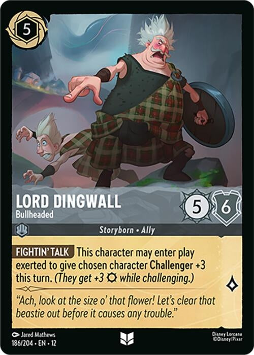 Image for Lord Dingwall - Bullheaded (186/204) (Wilds Unknown) (12) - Disney Lorcana