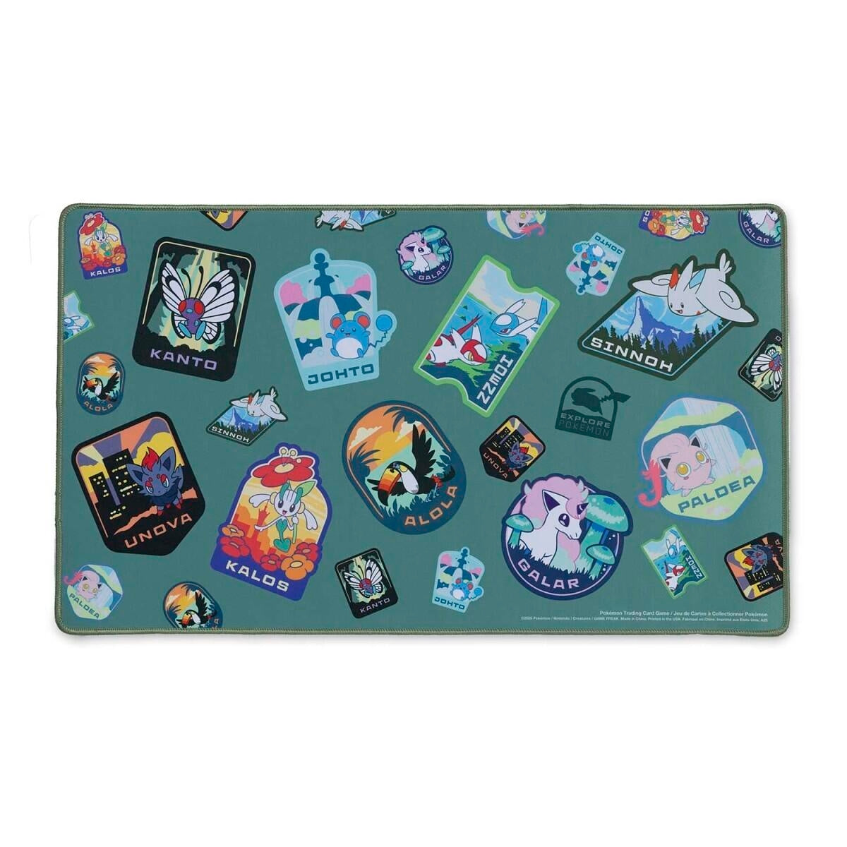 Image for Pokemon TCG: Pokemon Center Exclusive - Explore Pokémon Playmat - Playmats