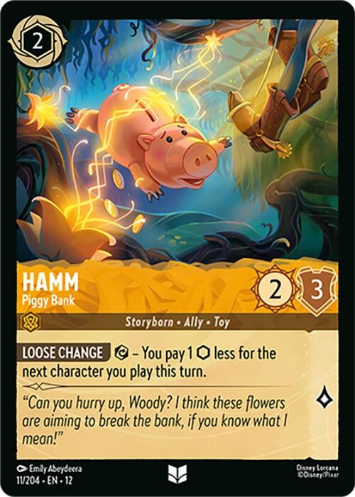 Image for Hamm - Piggy Bank (11/204) (Wilds Unknown) (12) - Disney Lorcana