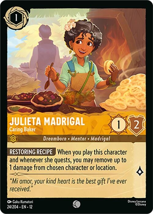 Image for Julieta Madrigal - Caring Baker (24/204) (Wilds Unknown) (12) - Disney Lorcana