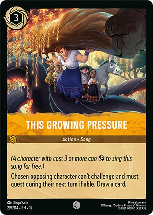 Image for This Growing Pressure (29/204) (Wilds Unknown) (12) - Disney Lorcana