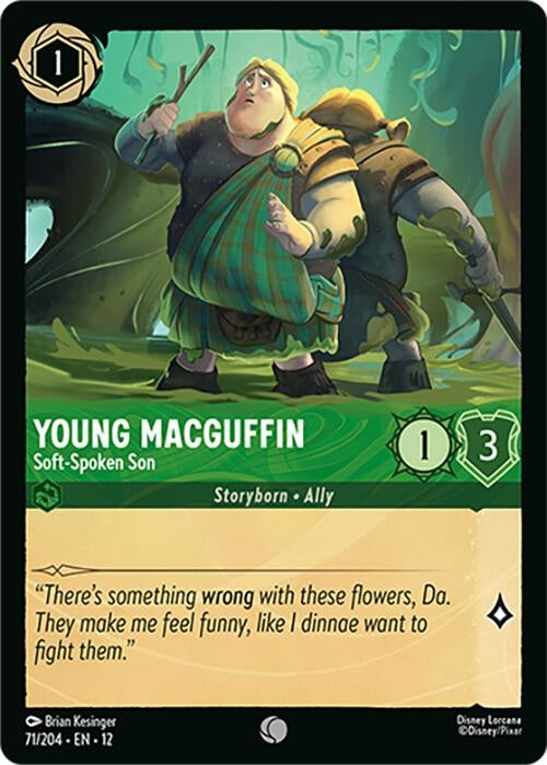Image for Young MacGuffin - Soft-Spoken Son (71/204) (Wilds Unknown) (12) - Disney Lorcana