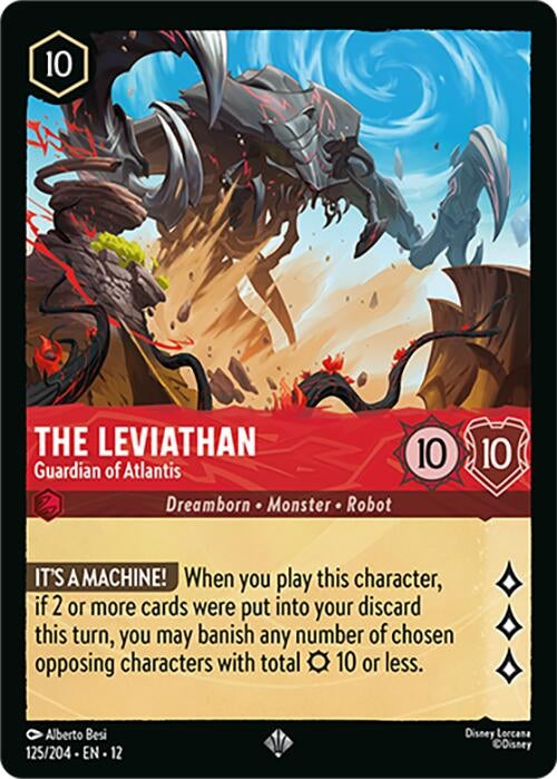 Image for The Leviathan - Guardian of Atlantis (125/204) (Wilds Unknown) (12) - Disney Lorcana