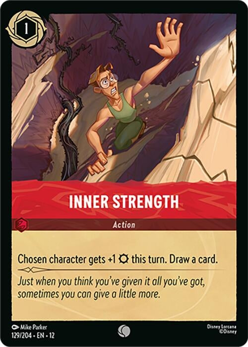 Image for Inner Strength (129/204) (Wilds Unknown) (12) - Disney Lorcana