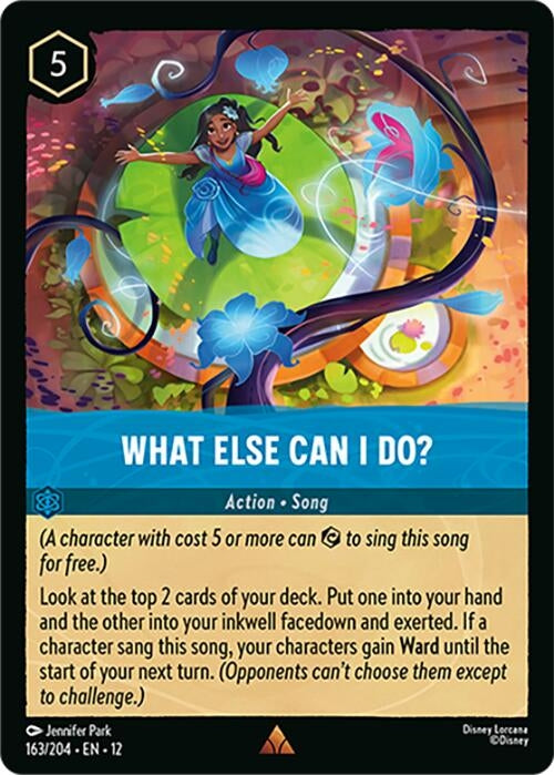 Image for What Else Can I Do? (163/204) (Wilds Unknown) (12) - Disney Lorcana