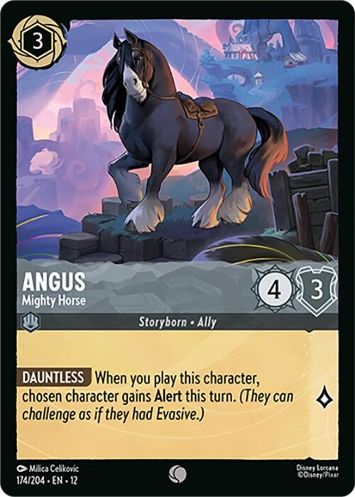 Image for Angus - Mighty Horse (174/204) (Wilds Unknown) (12) - Disney Lorcana