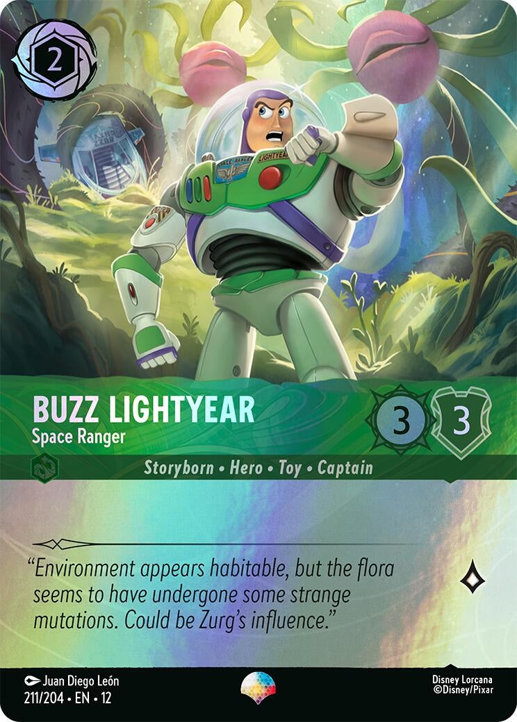 Image for Buzz Lightyear - Space Ranger (Epic) (211/204) (Wilds Unknown) (12) - Disney Lorcana