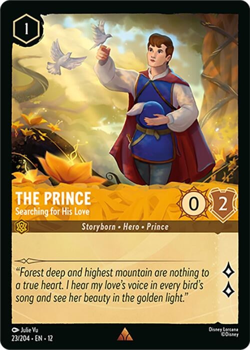 Image for The Prince - Searching for His Love (23/204) (Wilds Unknown) (12) - Disney Lorcana