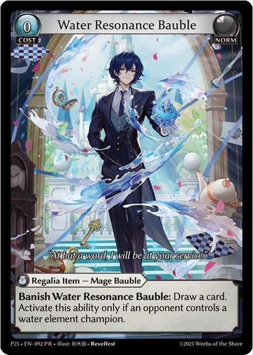 Image for Water Resonance Bauble (092) (Promotional Cards) (P) - Grand Archive TCG
