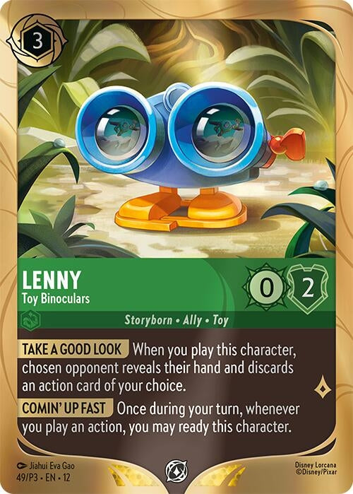 Image for Lenny - Toy Binoculars (49) (Disney Lorcana Promo Cards) (DLPC) - Disney Lorcana