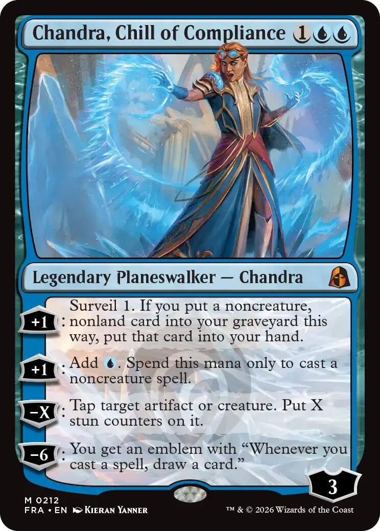 Image for Chandra, Chill of Compliance (212) (Reality Fracture) (FRA) - Magic: The Gathering