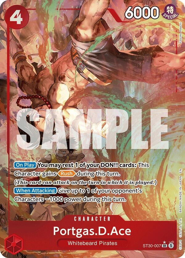 Image for Portgas.D.Ace (007) (Parallel) (ST30-007) (Starter Deck EX: Luffy & Ace) (ST-30) - One Piece Card Game