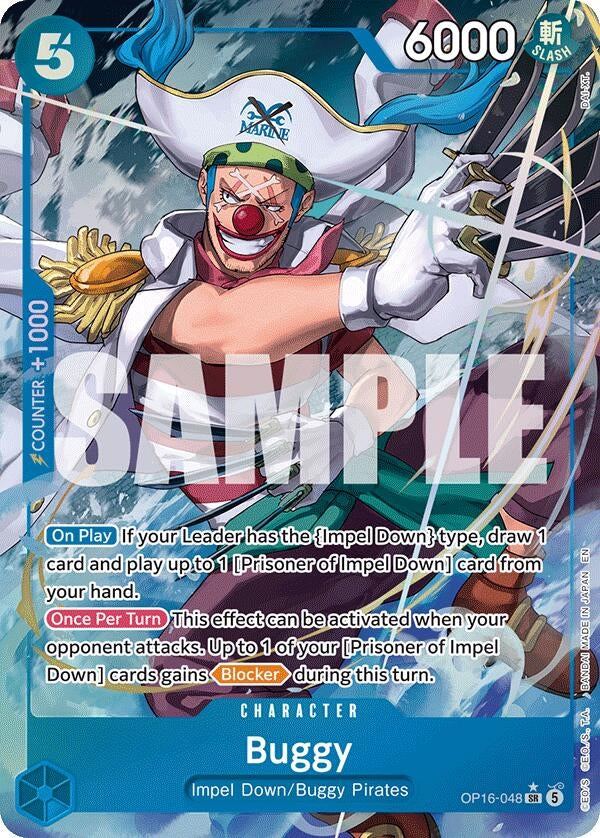 Buggy (048) (Alternate Art) (OP16-048) (The Time of Battle)