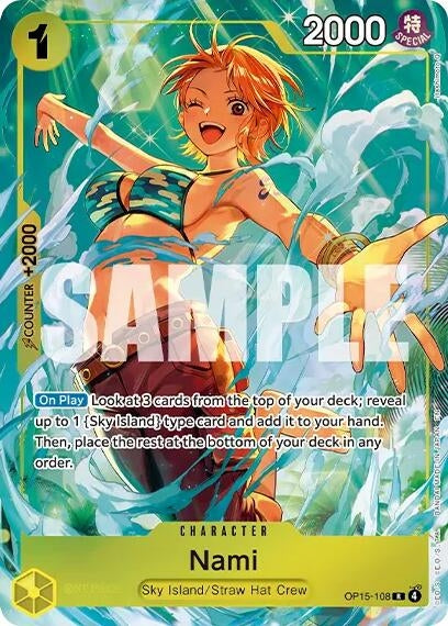 Image for Nami (Premium Card Collection -Best Selection Vol. 6-) (OP15-108) (One Piece Promotion Cards) (OP-PR) - One Piece Card Game
