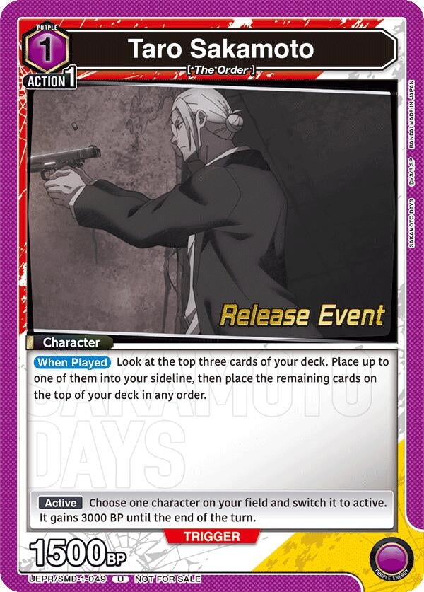 Image for Taro Sakamoto (049) (UE19BT/SMD-1-049) (UE19BT: SAKAMOTO DAYS Release Event Cards) (UE19BT_RE) - Union Arena