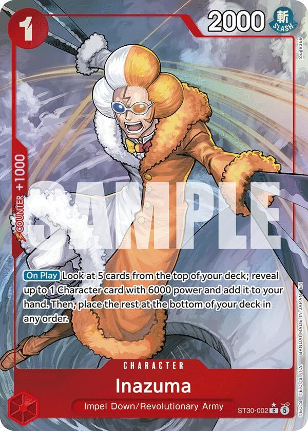 Image for Inazuma (Full Art) (ST30-002) (Starter Deck EX: Luffy & Ace) (ST-30) - One Piece Card Game