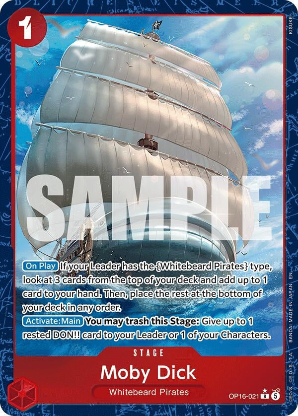 Image for Moby Dick (Alternate Art) (OP16-021) (The Time of Battle) (OP16) - One Piece Card Game