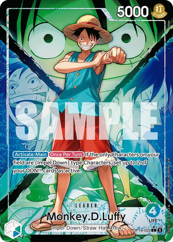 Monkey.D.Luffy (022) (Alternate Art) (OP16-022) (The Time of Battle)