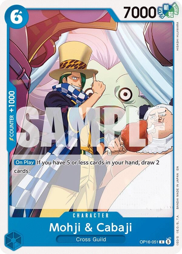 Image for Mohji & Cabaji (OP16-051) (The Time of Battle) (OP16) - One Piece Card Game