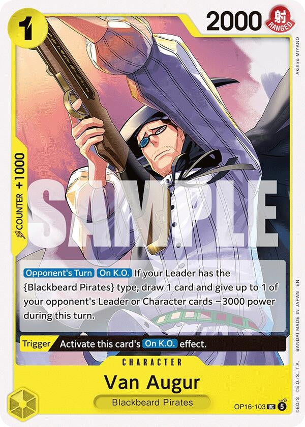 Image for Van Augur (OP16-103) (The Time of Battle) (OP16) - One Piece Card Game